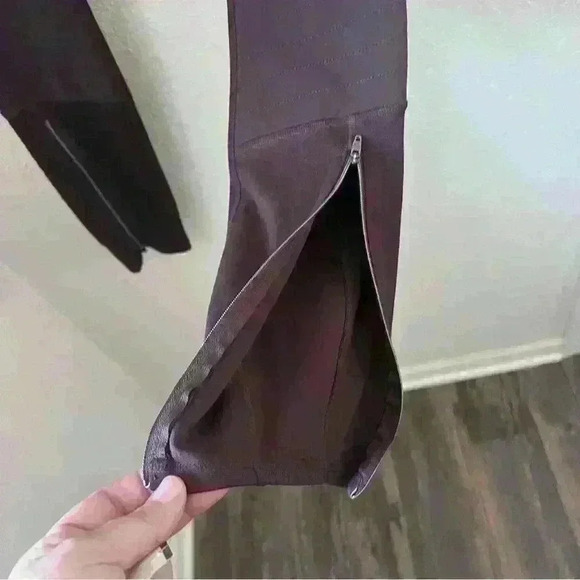 Athleta Trailsetter Moto Pant - Burgundy Size 4p - Picture 4 of 7